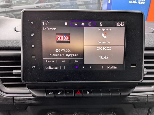RENAULT Trafic Fg L1H1 2T8 2.0 Blue dCi 150ch Advance -24 - Miniature 12