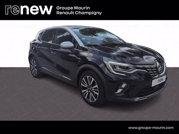 RENAULT Captur 1.6 E-Tech hybride rechargeable 160ch Initiale Paris -21 - Vue 3