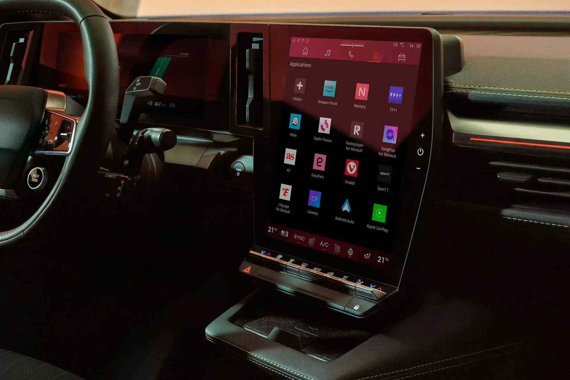 NOUVELLE MEGANE E-TECH ÉLECTRIQUE intérieur 3