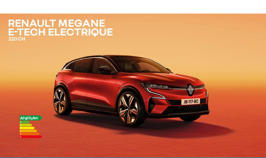 nouvelle Megane E-Tech électrique
